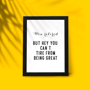 Being Great